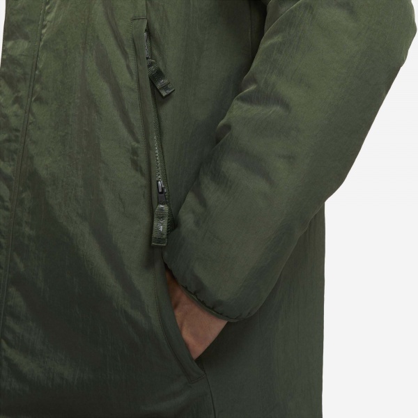 Куртка-парка Nike M NK FC LNGR SDLN FILLED JKT DJ0991-335 р.L зеленый