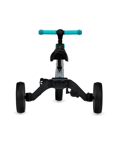 Біговел-велосипед MoMi LORIS 4в1 grey-turquoise ROBI00041