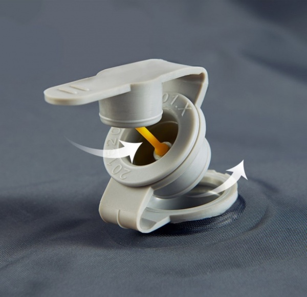 Коврик туристический Naturehike самонадувающийся двухместный с подушкой NH18Q010-D, 25 мм, синий