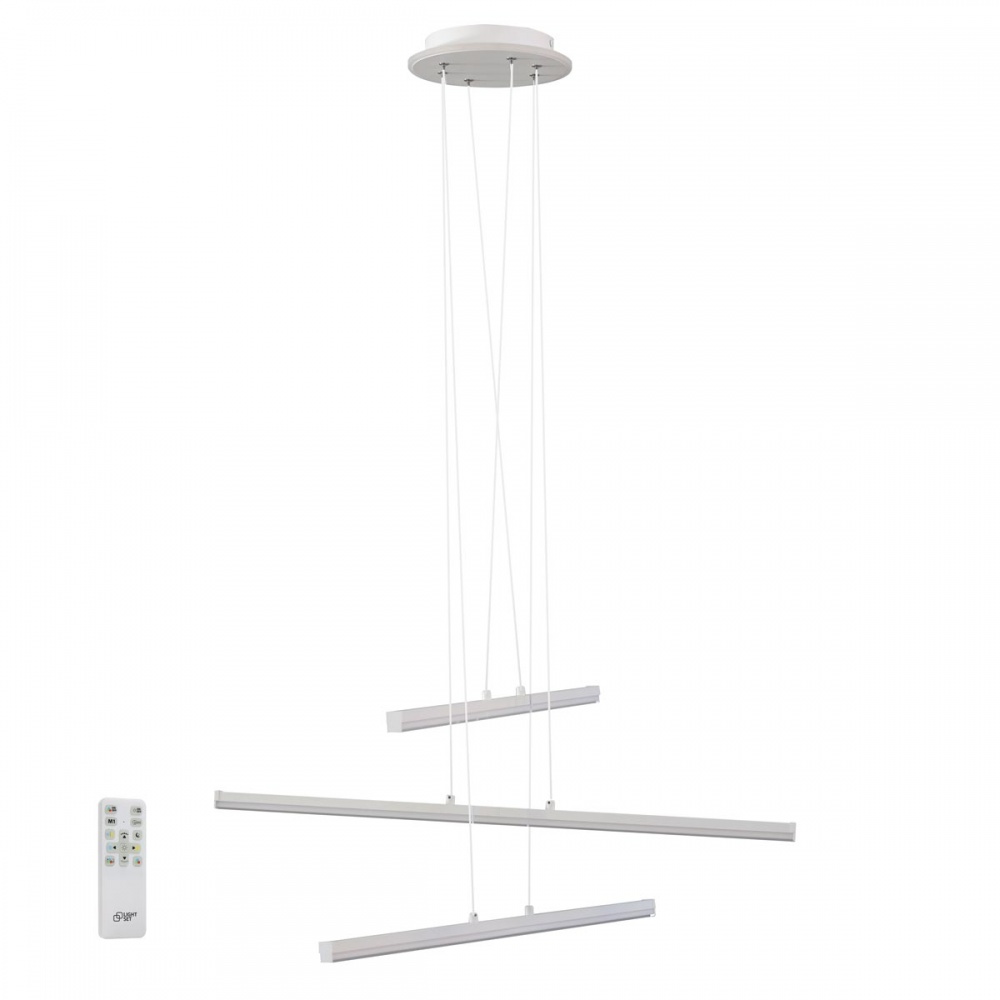Люстра подвесная LIGHT SET LED LILEYA LS 8012 RC 2800-6000K 55 Вт белый