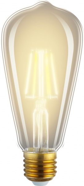 Лампа світлодіодна Expert FIL Gold ST64 6 Вт E27 2700 К 220 В прозора 