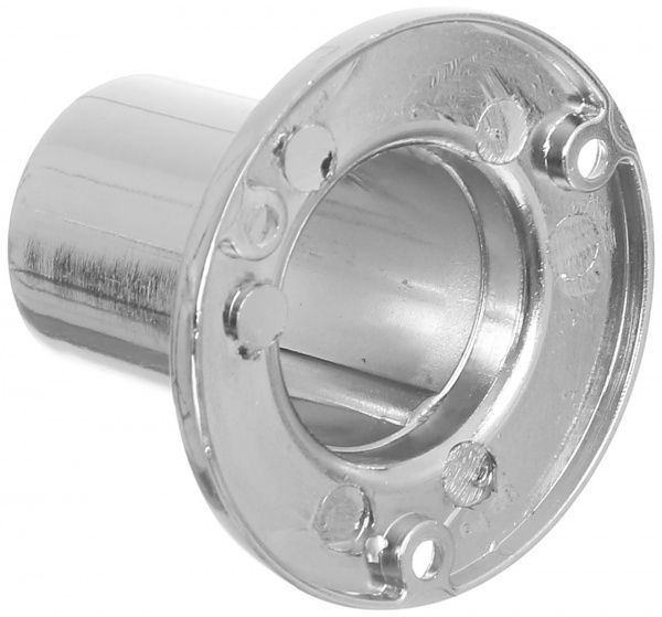 Фланец для трубы высокий 40 мм хром