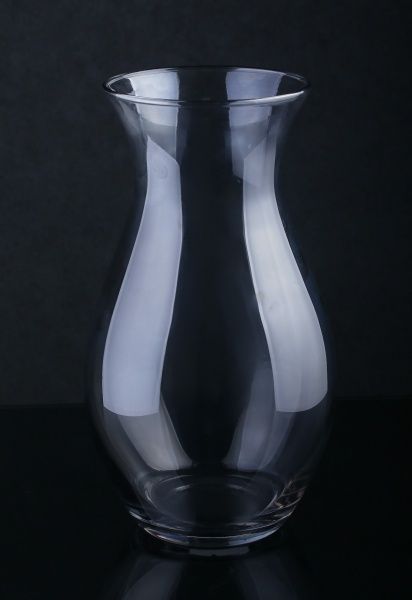 Ваза Ластер серая 17х30 см Luna