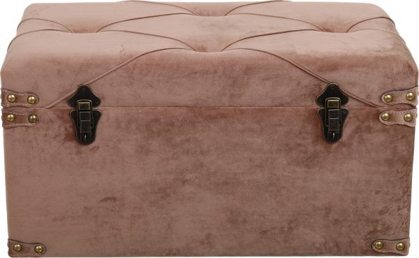Скриня-пуф Art&Crafts Велюр 64х35х33 см горіховий 