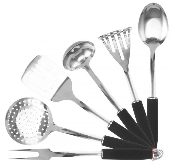 Набір кухонного приладдя 7 предметiв на пiдставцi MK-TL164 Maxmark