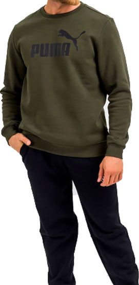 Джемпер Puma Essentials Fleece Sweat 85508215 р. L оливковый