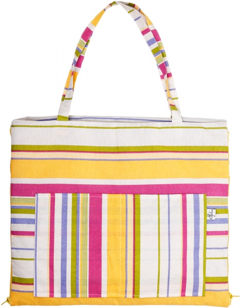 Коврик-сумка пляжний Stripe 48x138 см разноцветный 