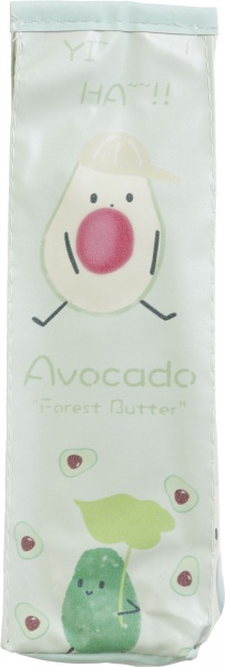 Пенал школьный Авокадо в кепке 20х9 см Nota Bene зеленый