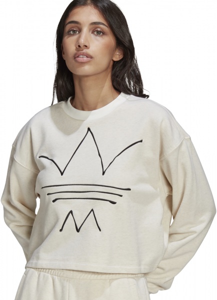 Світшот Adidas SWEATSHIRT GN4333 р. 40 сірий меланж