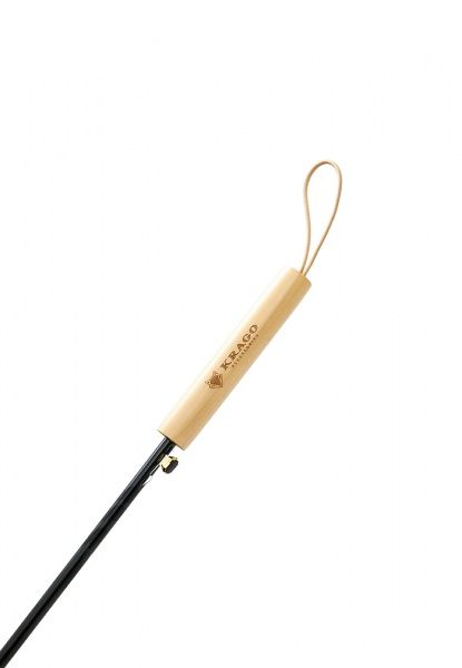 Зонт-трость KRAGO 16 спиц черный 