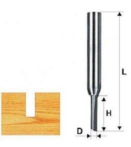 Фреза пазовая прямая прямая FIT DxHxL = 4x13x52 мм 36634
