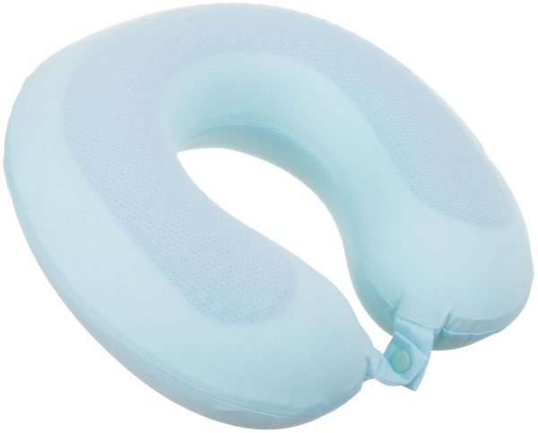 Подушка дорожня 30х30х9 см бірюзова Luna