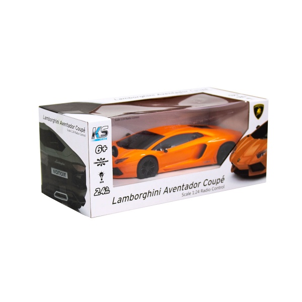 Машинка Lamborghini Aventador LP 700-4 (1:24, 2.4Ghz, оранжевый) 1:24 124GLBO