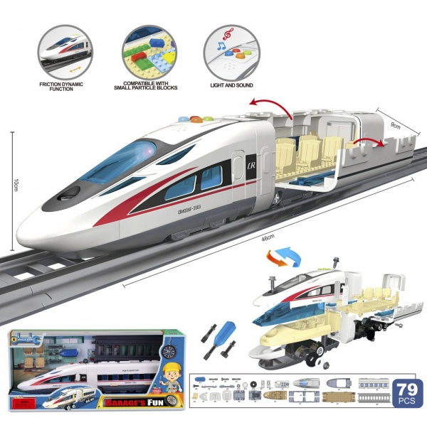Конструктор Shantou Поїзд Інтерсіті BOP1168301