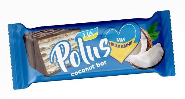 Батончик вафельный Кокос 50 г 