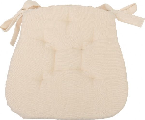 Подушка на стул Фигурная серия I 40х39х4 см бежевая