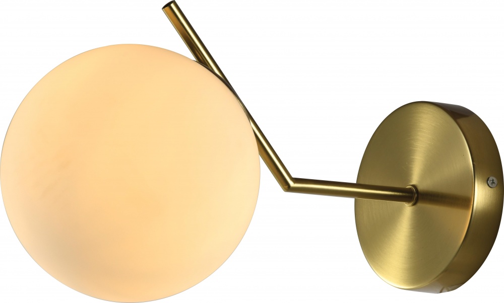 Светильник настенный Sensio Nantes 40 Вт E27 белый/золото ALPL-PL321148W-1