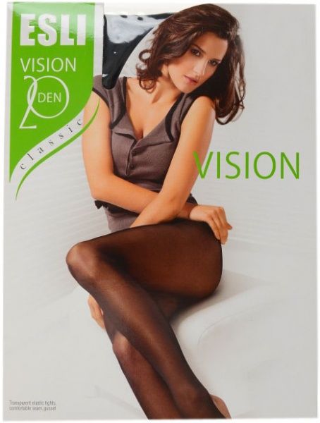 Колготки жіночі ESLI Vision 20 den nero р. чорний 