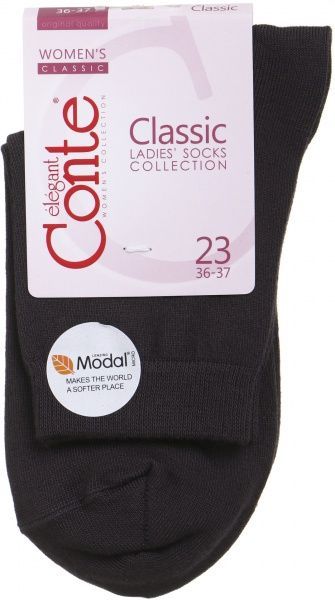 Шкарпетки жіночі Conte 13С-64СП Classic р. 23 шоколадний 
