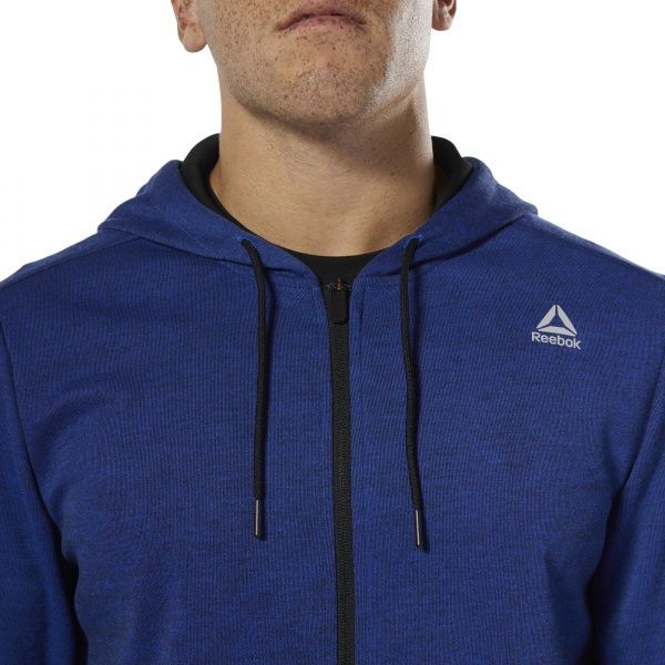 Джемпер Reebok WOR MEL DBL KN FZ H DU2157 р. M синій