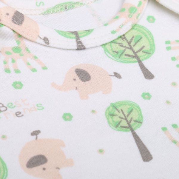 Комбінезон Фламінго р.68 білий із принтом 172-222 