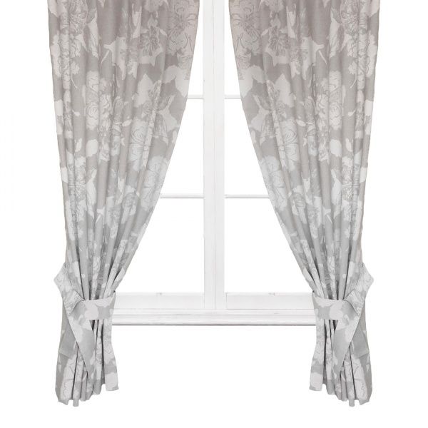 Комплект штор Версаль срібло 134х170 2 шт. La Nuit