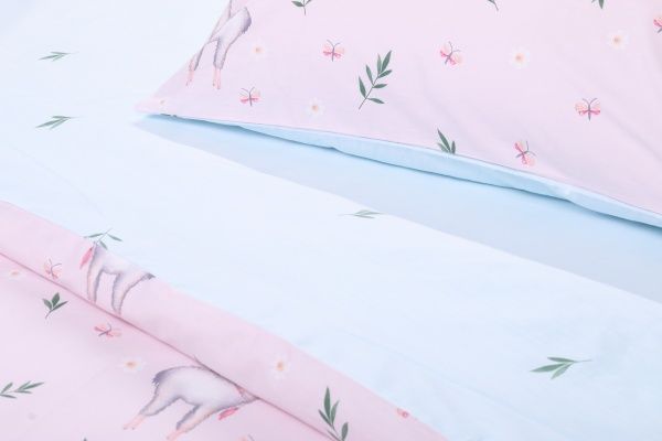 Комплект постельного белья Lama полуторный разноцветный принт La Nuit 