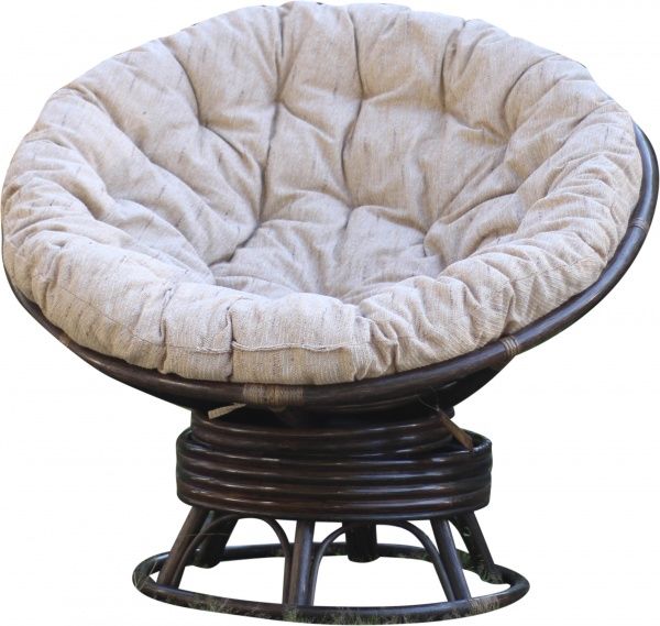 Кресло Indigo Папасан бежевыйкоричневый 