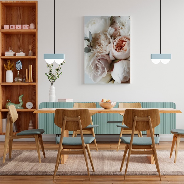 Картина на холсте Пастельные цветы 50x70 см WS Holst 14082228 