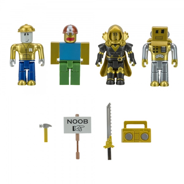 Фігурка колекційна Roblox Jazwares Four Figure Pack Icons – 15th Anniversary Gold Collector's Set ROB0527 