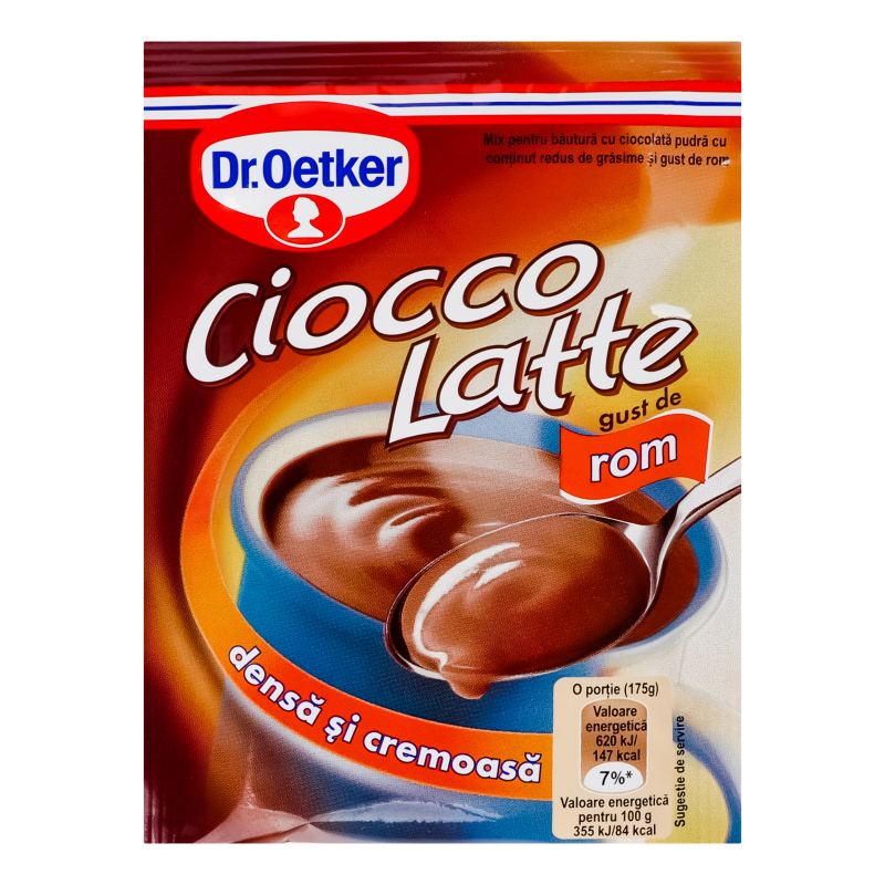 Горячий шоколад Dr. Oetker со вкусом рома 21 г