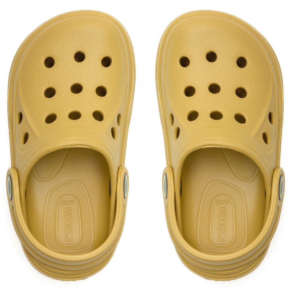 Сабо детские Oldcom Crocolino р.26-27 горчичный