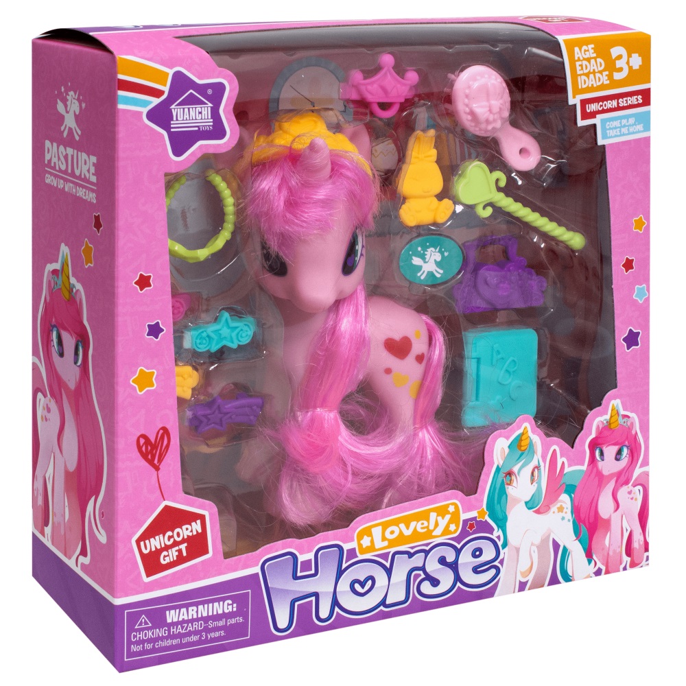 Игровой набор Maya Toys Единорог с аксессуарами 63811C