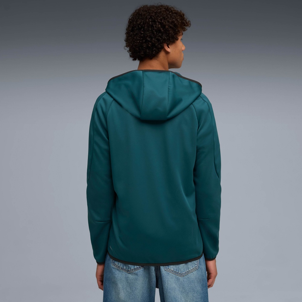 Джемпер Puma EVOSTRIPE Warm FZ Hoodie 68823775 р.M зелений