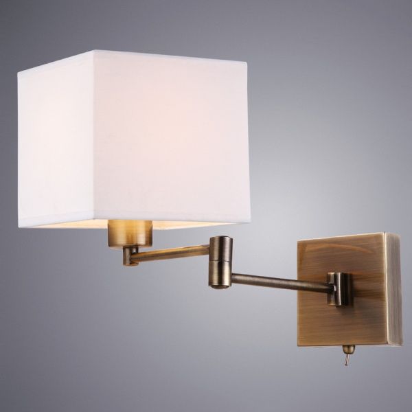 Бра Arte Lamp A9247AP-1AB Hall 1x40 Вт E27 антична бронза 