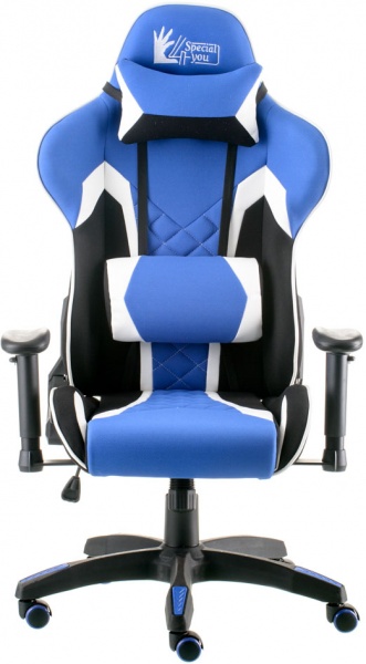 Крісло Special4You ExtremeRace 3 E5647 чорно-синій 