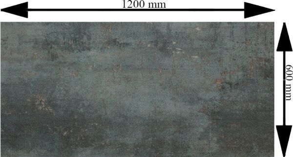 Плитка TAU Ceramica Metal Seagreen 60х120 