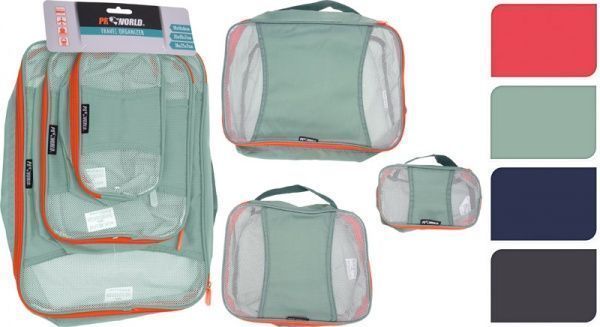 Набір косметичок PROWORLD 3 шт колір в асортименті 