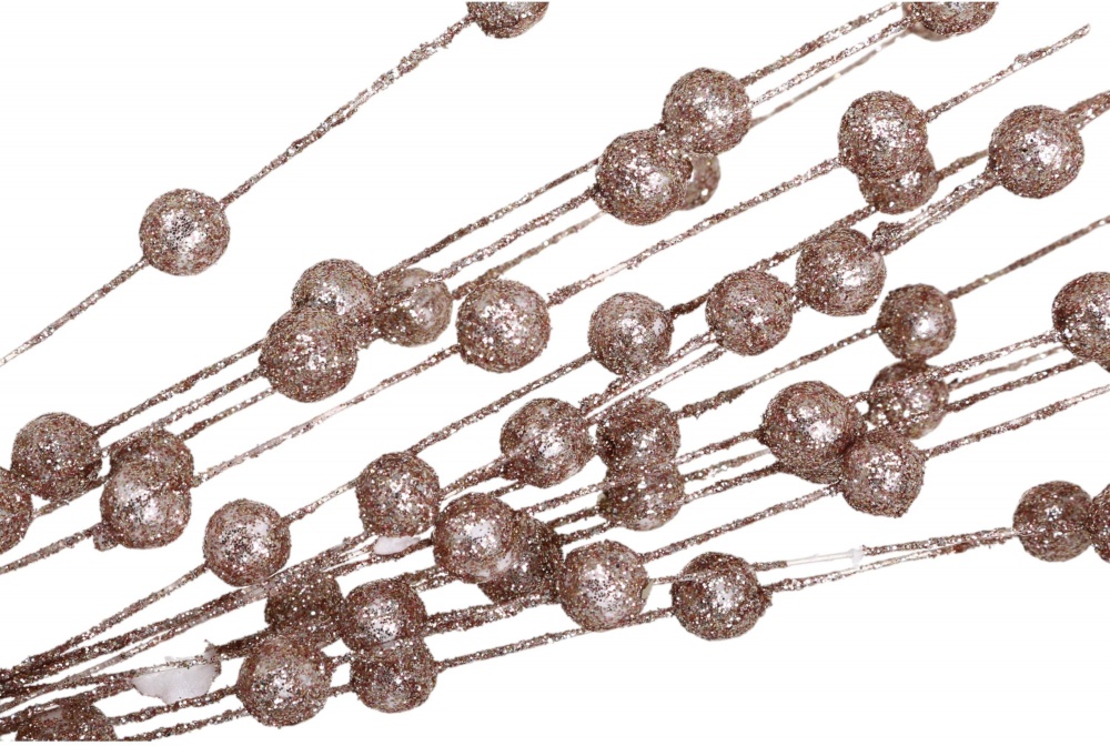 Декорация ветка с шариками цвет в ассортименте 73 см EPI-EYK13A6588-26 B#2/5/8/10