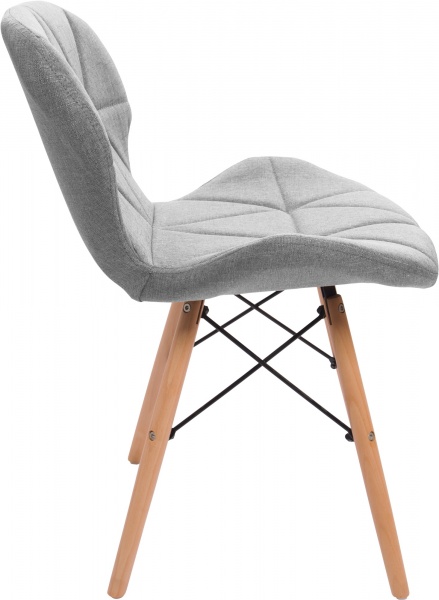 Стілець обідній GT Racer X-D27-Fabric бук/світло-сірий