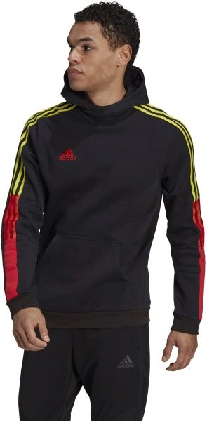 Джемпер Adidas TIRO SW HOOD CU GN5551 р. 2XL чорний