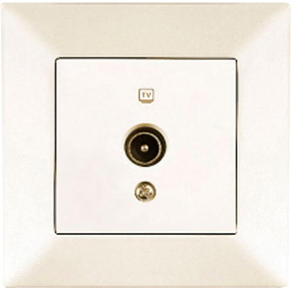 Розетка Viko Meridian TV кінцева, кремова