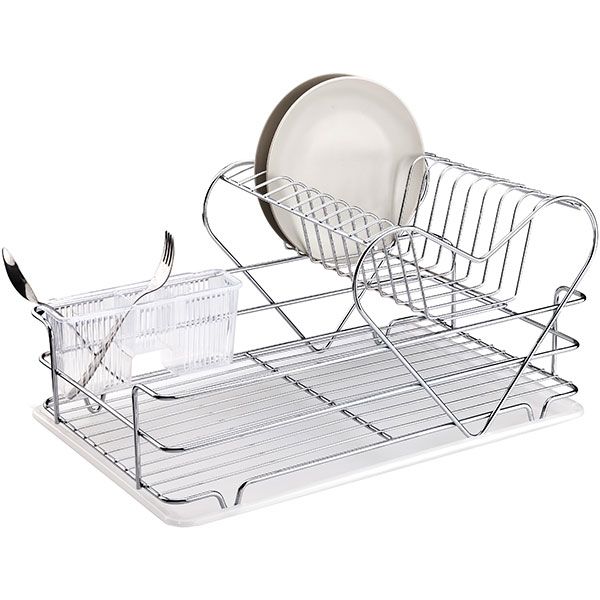 Сушилка для посуды с поддоном Tekno-Tel KB011 50x33x26 см хром