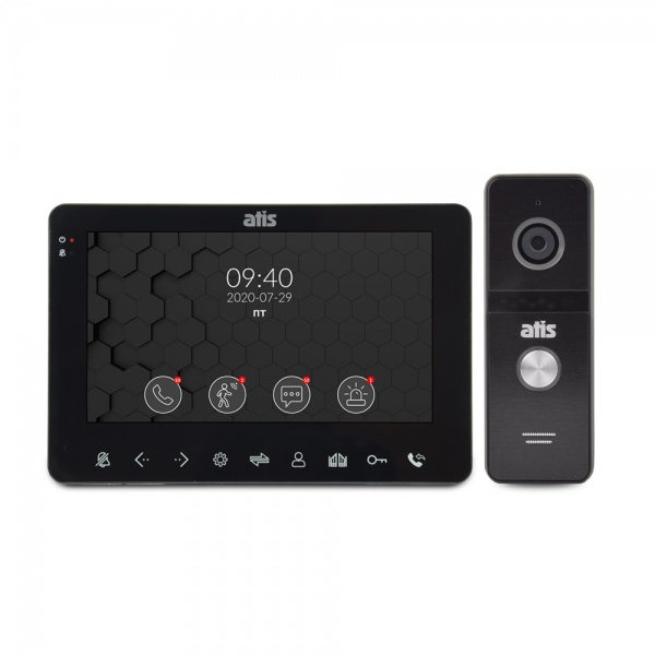 Комплект видеодомофона Atis AD-780FHD-B Kit box 164196