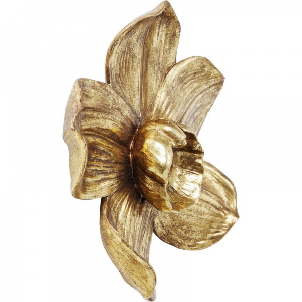Декор настінний KARE Design Orchid 44x40 см золотий 