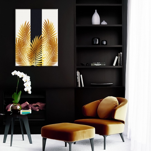 Постер Тропическое золото №3 45x60 см Brushme FNK0114501 