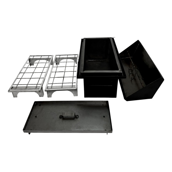 Коптильня Metalzavod L с термометром и гидрозатвором 2 мм 39 л 