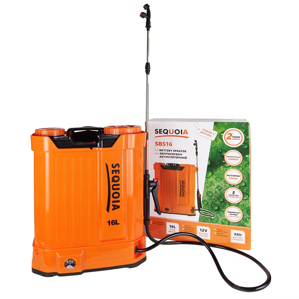 Опрыскиватель аккумуляторный SEQUOIA SBS16 16 л