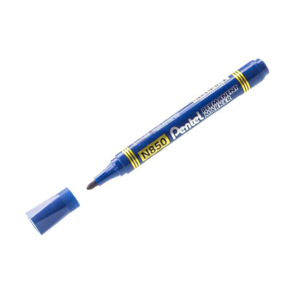 Маркер перманентний синій  Pentel N850-С