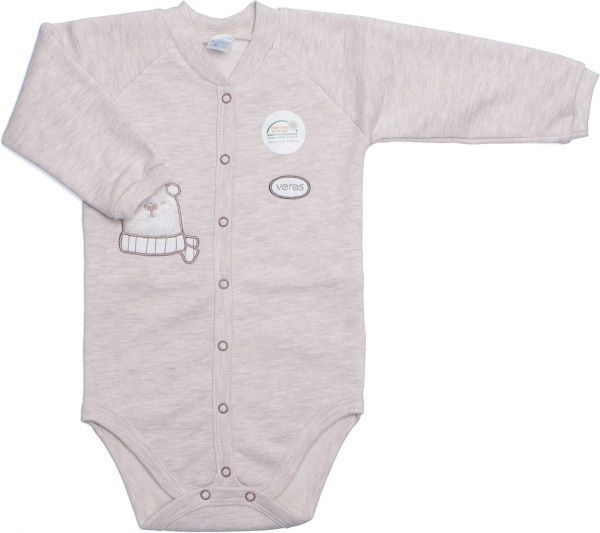 Боди детское унисекс Baby Veres Polar bear р.80 бежевый 